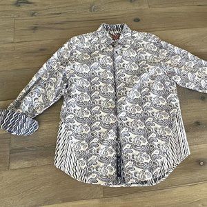 Mens Robert Graham Dress Shirt Medium